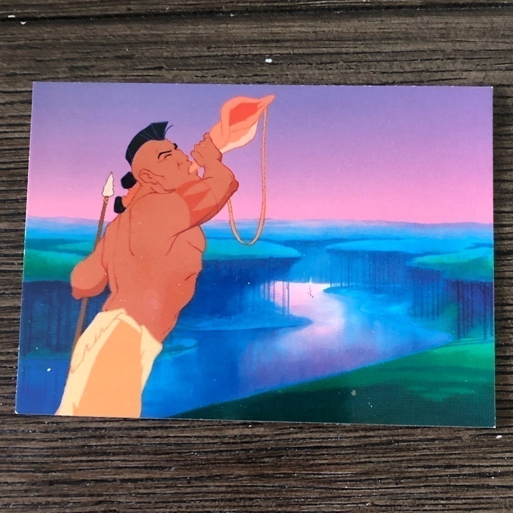 Disney: β95 Pocahontas movie trading card: βThe Virginia Coastβ #06